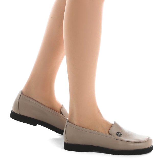 Женские лоферы THIERRY RABOTIN T Gala, Артикул T0002MD7, серо-бежевый | 4050449. Ракурс 4