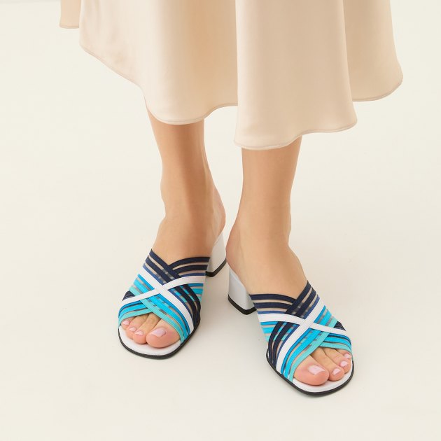 Мюли THIERRY RABOTIN Paji, Артикул 2953FNR, синий | 4050471. Ракурс 6