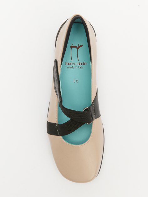 Балетки мэри-джейн THIERRY RABOTIN Koichi, Артикул 4904A, светло-бежевый | 4050486. Ракурс 5