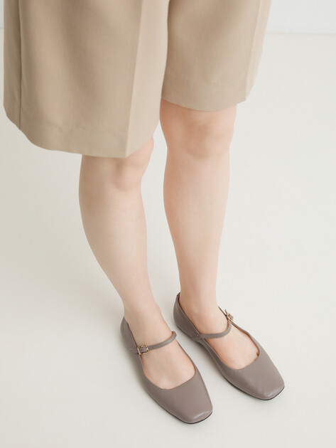 Балетки мэри-джейн TENDANCE, Артикул GLC4796-03, бежево-серый | 4053556. Ракурс 2
