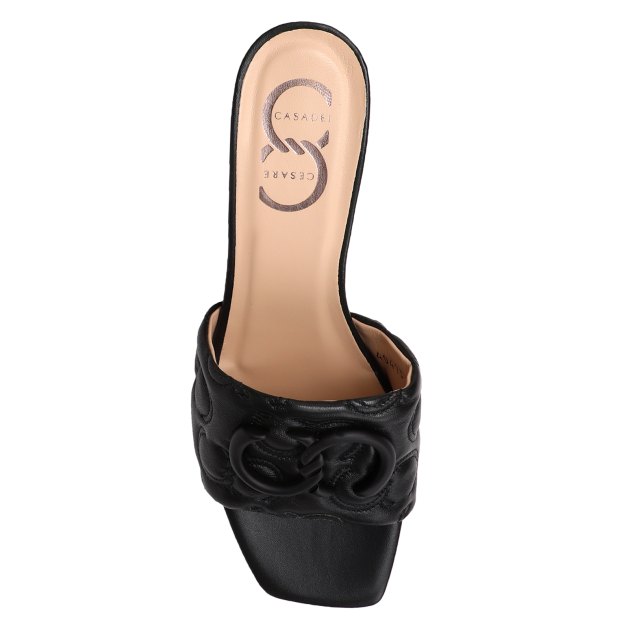 Мюли CESARE CASADEI, Артикул 40413, черный | 4053960. Ракурс 2