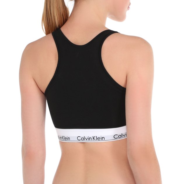 Женский топ CALVIN KLEIN, Артикул 000QF7214E, черный | 4055296. Ракурс 2