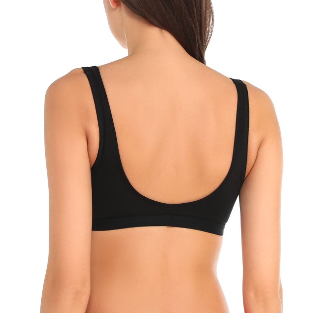 Женский топ CALVIN KLEIN, Артикул 000QF7400E, черный | 4055441. Ракурс 2