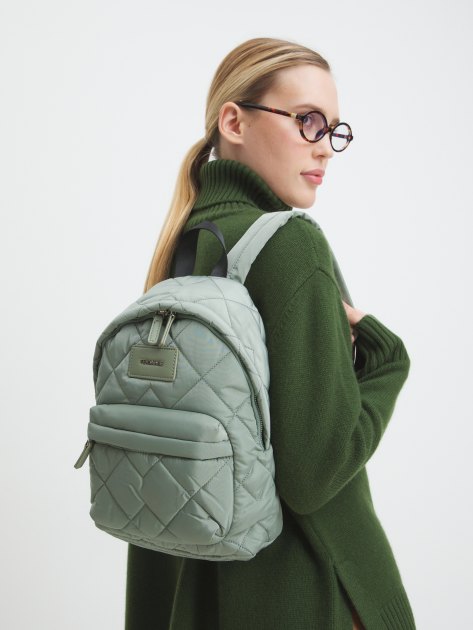Женский рюкзак TENDANCE, Артикул B632, серо-зеленый | 4055454. Ракурс 2