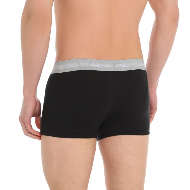 Мужские трусы 3 шт. CALVIN KLEIN, Артикул 0000U2664G, черный | 4055921. Ракурс 6