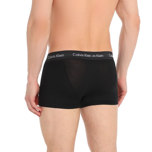 Мужские трусы 3 шт. CALVIN KLEIN, Артикул 0000U2664G, черный | 4055924. Ракурс 6