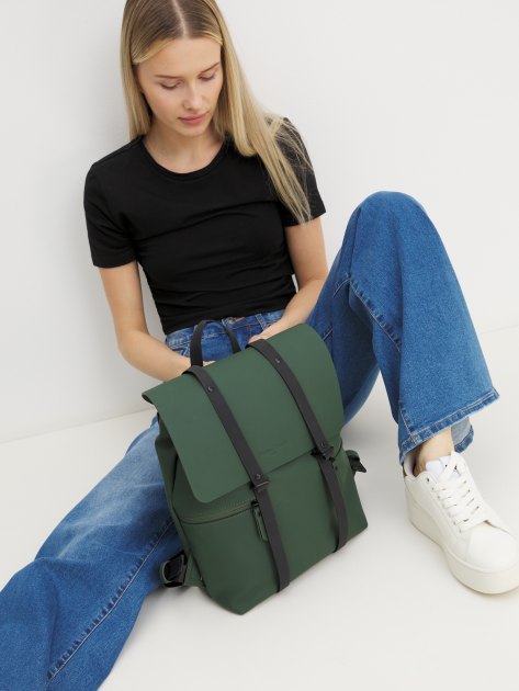 Рюкзак MAISON DAVID, Артикул B613, темно-зеленый | 4056388. Ракурс 2 Рюкзак MAISON DAVID, Артикул B613, темно-зеленый | 4056388. Ракурс 2