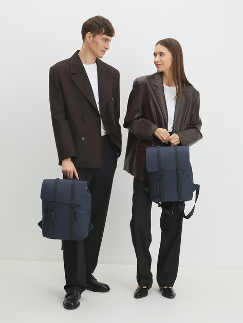 Рюкзак MAISON DAVID, Артикул B613, серо-синий | 4056389. Ракурс 2