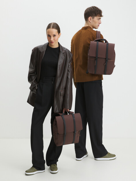 Рюкзак MAISON DAVID, Артикул B613, темно-коричневый | 4056390. Ракурс 2