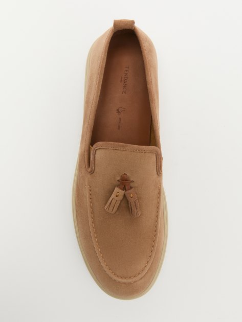 Мужские слипоны TENDANCE, Артикул TT1977-11, темно-бежевый | 4056610. Ракурс 5