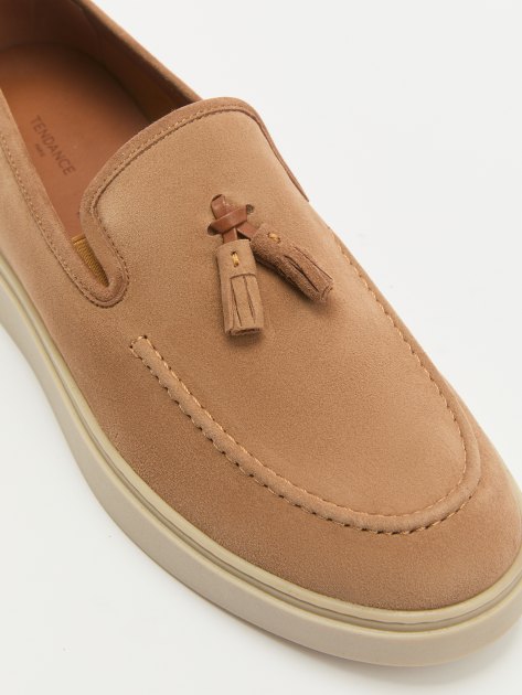 Мужские слипоны TENDANCE, Артикул TT1977-11, темно-бежевый | 4056610. Ракурс 7