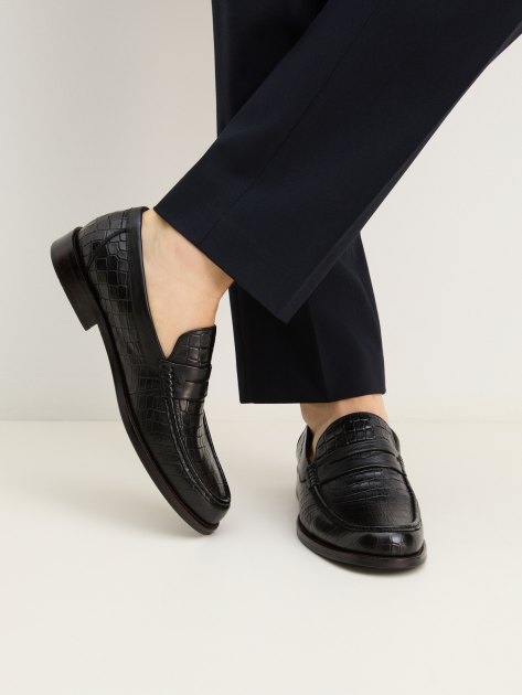 Мужские лоферы TENDANCE, Артикул TT191-832, черный | 4056642. Ракурс 2