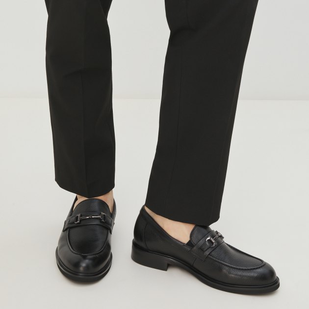 Мужские лоферы TENDANCE, Артикул TTK13-688, черный | 4057921. Ракурс 2