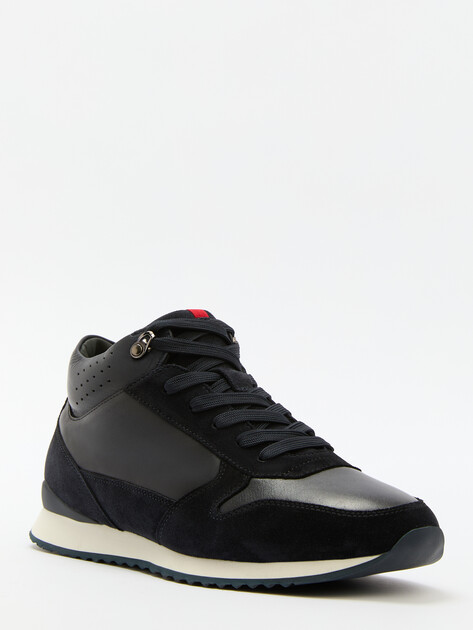 Мужские высокие кроссовки TENDANCE, Артикул TTFY6397R-02, темно-синий | 4058957. Ракурс 3