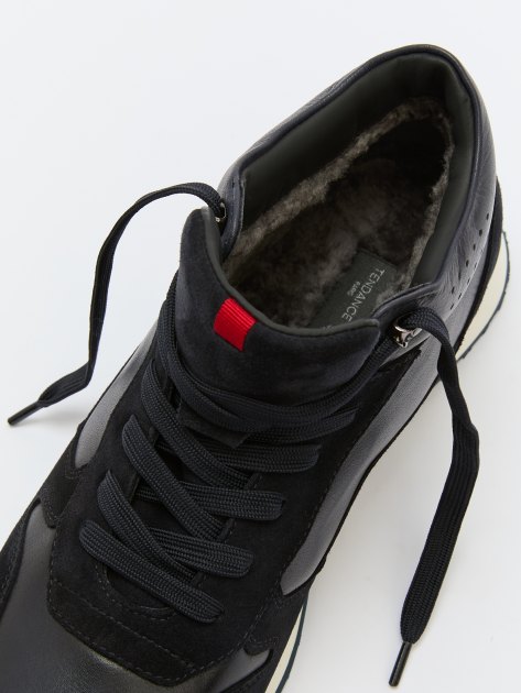 Мужские высокие кроссовки TENDANCE, Артикул TTFY6397R-02, темно-синий | 4058957. Ракурс 5