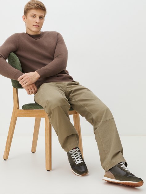 Мужские высокие кроссовки TENDANCE, Артикул TTFY6397R-02, хаки | 4058959. Ракурс 7