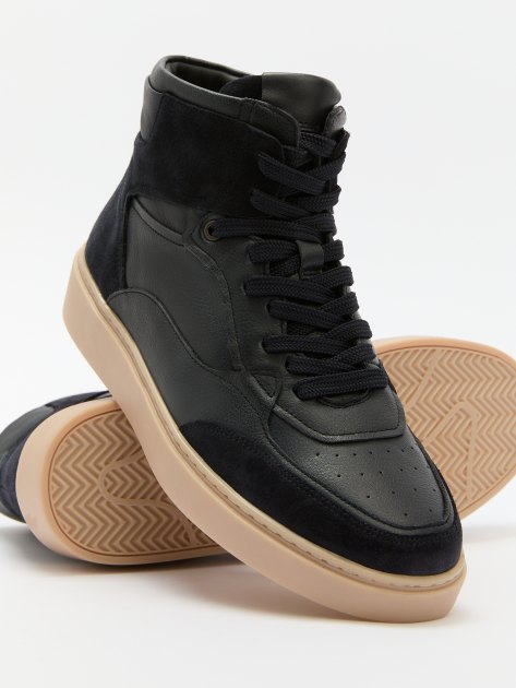 Мужские высокие кеды TENDANCE, Артикул TT6509R-07, темно-синий | 4058980. Ракурс 6