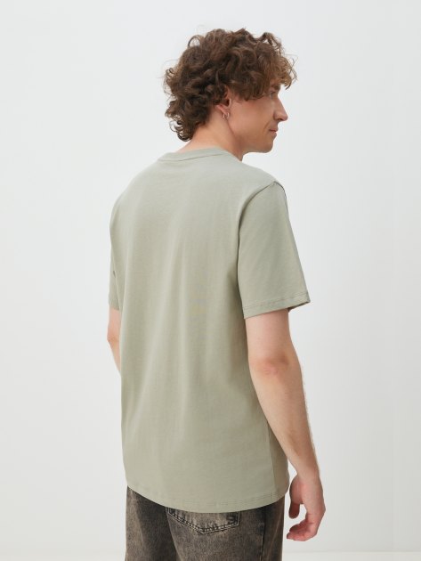 Мужская футболка PEPE JEANS ABEL, Артикул PM509428, зеленый | 4059418. Ракурс 4