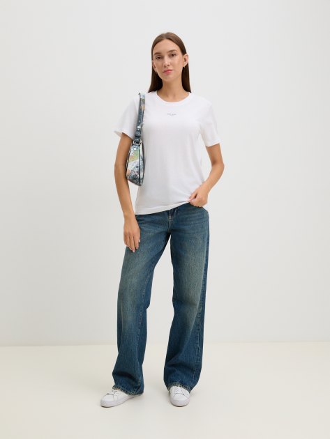Женская футболка PEPE JEANS EMILY, Артикул PL505877, белый | 4059435. Ракурс 2