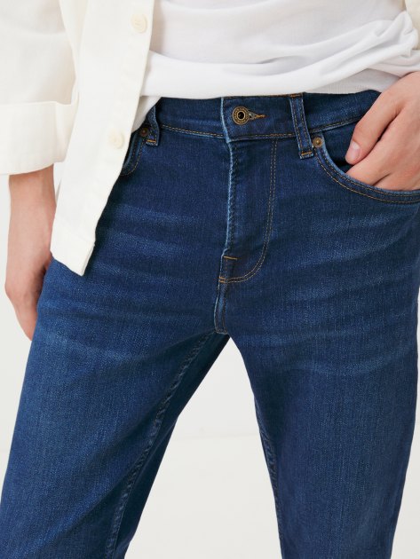 Мужские джинсы PEPE JEANS SLIM JEANS, Артикул PM207388DP6, темно-синий | 4059437. Ракурс 3