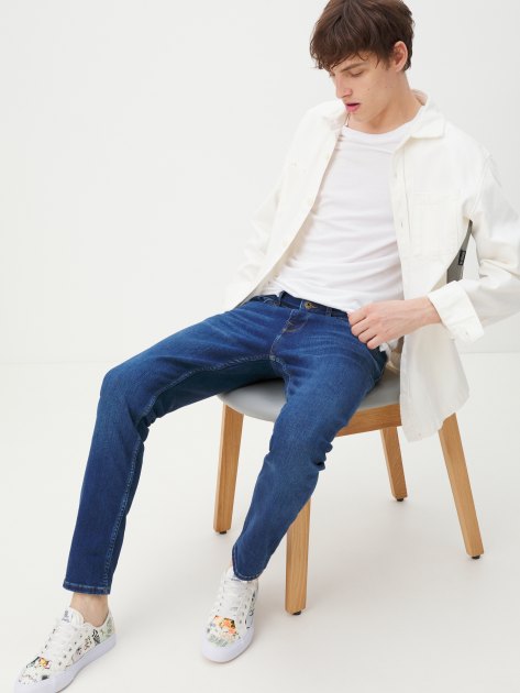 Мужские джинсы PEPE JEANS SLIM JEANS, Артикул PM207388DP6, темно-синий | 4059437. Ракурс 5