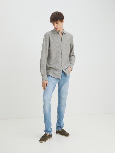 Мужские джинсы PEPE JEANS STRAIGHT JEANS, Артикул PM207393PG0, голубой | 4059439. Ракурс 2