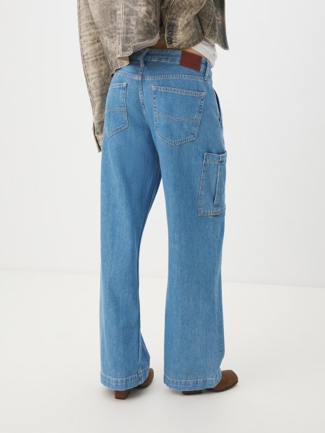 Женские джинсы карго PEPE JEANS LOOSE ST JEANS HW WORKER, Артикул PL204715, сине-голубой | 4059450. Ракурс 4 Женские джинсы карго PEPE JEANS LOOSE ST JEANS HW WORKER, Артикул PL204715, сине-голубой | 4059450. Ракурс 4