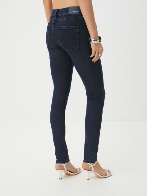 Женские джинсы скинни PEPE JEANS SKINNY JEANS LW, Артикул PL204583CU2, темно-синий | 4059451. Ракурс 4 Женские джинсы скинни PEPE JEANS SKINNY JEANS LW, Артикул PL204583CU2, темно-синий | 4059451. Ракурс 4