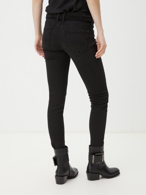 Женские джинсы скинни PEPE JEANS SOHO, Артикул PL204174S98, черный | 4059467. Ракурс 4 Женские джинсы скинни PEPE JEANS SOHO, Артикул PL204174S98, черный | 4059467. Ракурс 4