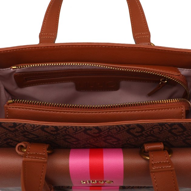 Женский тоут LIU∙JO, Артикул AXX032, коричневый | 4059636. Ракурс 5