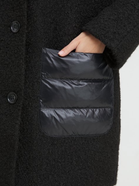 Женская куртка GEOX W CALITHE, Артикул W4615G, черный | 4060642. Ракурс 3