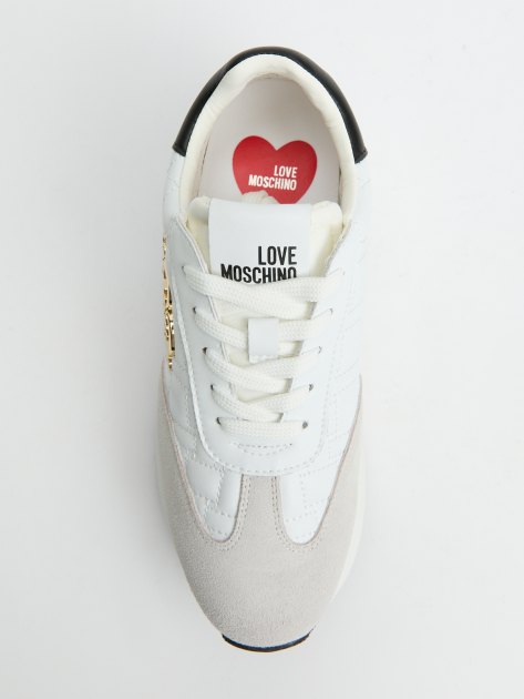 Женские кроссовки LOVE MOSCHINO DAILY RUNNING, Артикул JA15194G, белый | 4061177. Ракурс 5