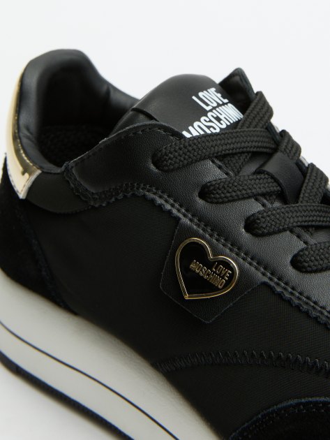Женские кроссовки LOVE MOSCHINO DAILY RUNNING, Артикул JA15234G, черный | 4061184. Ракурс 6