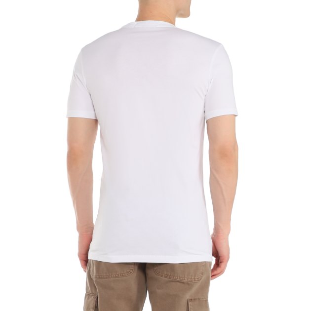 Мужская футболка CALVIN KLEIN JEANS ISTITUTIONAL TEE, Артикул J322511, белый | 4062840. Ракурс 4