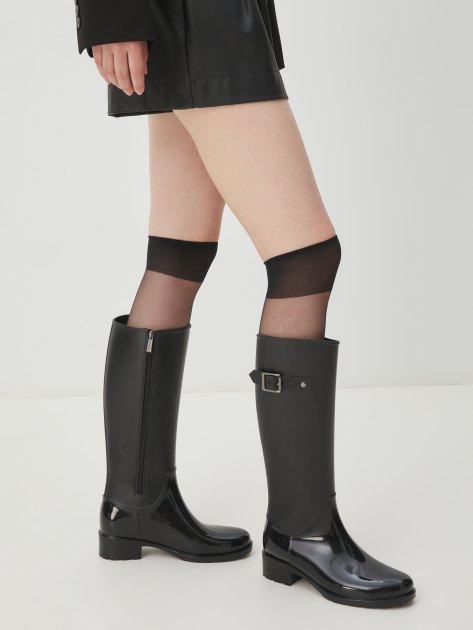 Женские резиновые сапоги TENDANCE, Артикул HVZ-19S2308156, черный | 4063832. Ракурс 2 Женские резиновые сапоги TENDANCE, Артикул HVZ-19S2308156, черный | 4063832. Ракурс 2