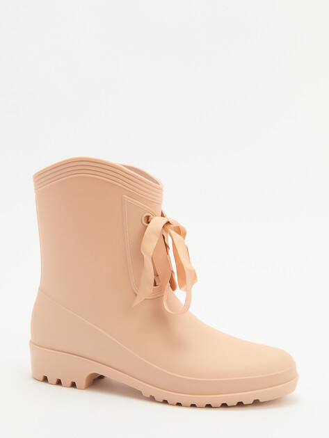 Женские резиновые ботинки TENDANCE, Артикул HVZ-19S2308155, бежевый | 4063837. Ракурс 3