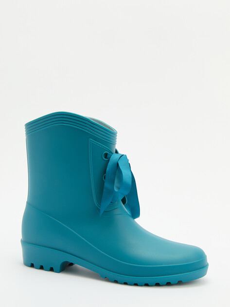 Женские резиновые ботинки TENDANCE, Артикул HVZ-19S2308155, бирюзовый | 4063838. Ракурс 3