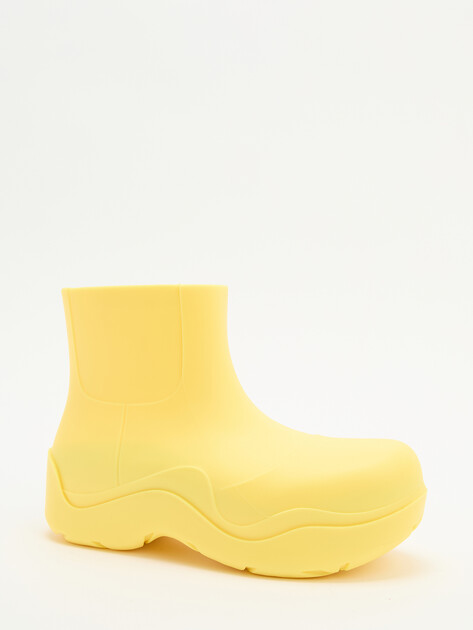 Женские резиновые ботинки TENDANCE, Артикул HVZ-19S2308153, лимонный | 4063846. Ракурс 3