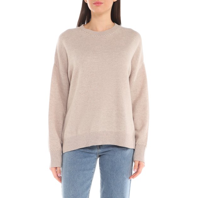 Женский джемпер MAISON DAVID, Артикул 10YR17, серо-бежевый | 4064261. Ракурс 2