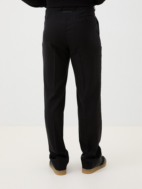 Мужские брюки MM6 MAISON MARGIELA PANTS, Артикул SH2KA0006, черный | 4064636. Ракурс 4