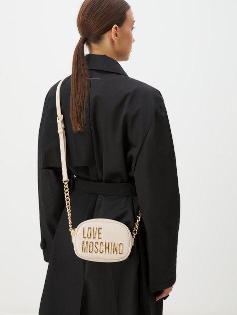 Кросс-боди LOVE MOSCHINO BOLD LOVE, Артикул JC4026PP FW24, светло-бежевый | 4064979. Ракурс 2