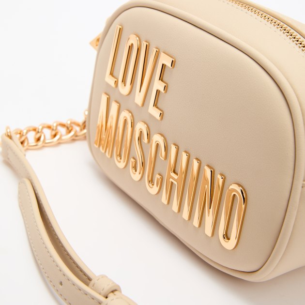 Кросс-боди LOVE MOSCHINO BOLD LOVE, Артикул JC4026PP FW24, светло-бежевый | 4064979. Ракурс 4