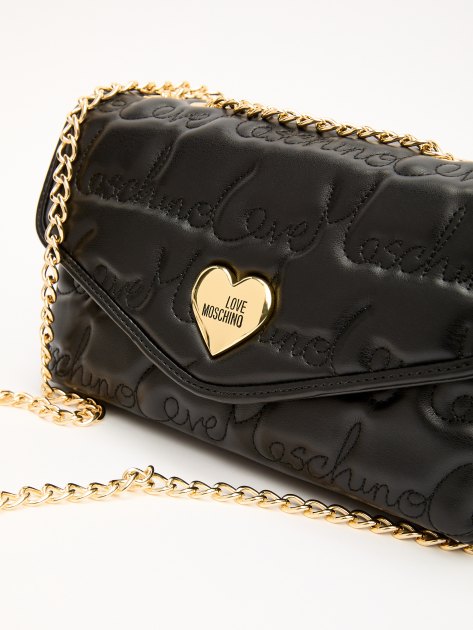 Кросс-боди LOVE MOSCHINO LOVESONG, Артикул JC4125PP FW24, черный | 4064991. Ракурс 4 Кросс-боди LOVE MOSCHINO LOVESONG, Артикул JC4125PP FW24, черный | 4064991. Ракурс 4