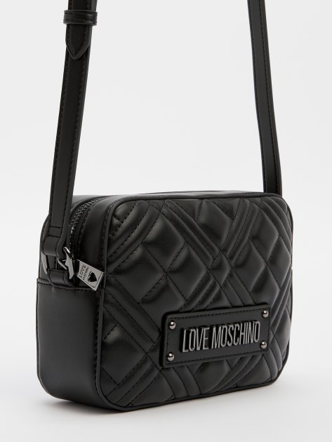 Кросс-боди LOVE MOSCHINO QUILTED BAG, Артикул JC4150PP FW24, черный | 4065001. Ракурс 3
