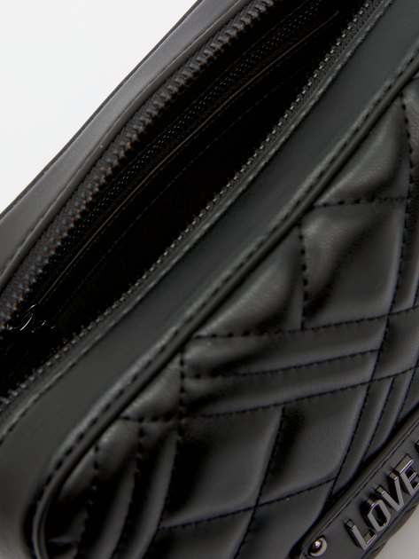 Кросс-боди LOVE MOSCHINO QUILTED BAG, Артикул JC4150PP FW24, черный | 4065001. Ракурс 6