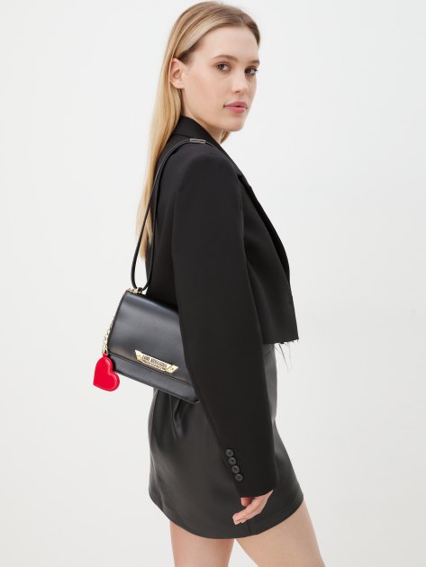 Кросс-боди LOVE MOSCHINO MADE WITH LOVE, Артикул JC4139PP FW24, черный | 4065052. Ракурс 7 Кросс-боди LOVE MOSCHINO MADE WITH LOVE, Артикул JC4139PP FW24, черный | 4065052. Ракурс 7