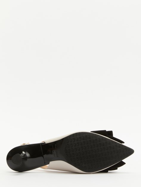 Женские туфли с открытой пяткой (слингбэк) GIOVANNI FABIANI, Артикул S24658, молочно-белый | 4066026. Ракурс 4