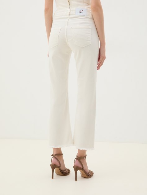 Женские джинсы кюлоты CAFE' NOIR JEANS, Артикул C7JJ0135, белый | 4070750. Ракурс 4 Женские джинсы кюлоты CAFE' NOIR JEANS, Артикул C7JJ0135, белый | 4070750. Ракурс 4