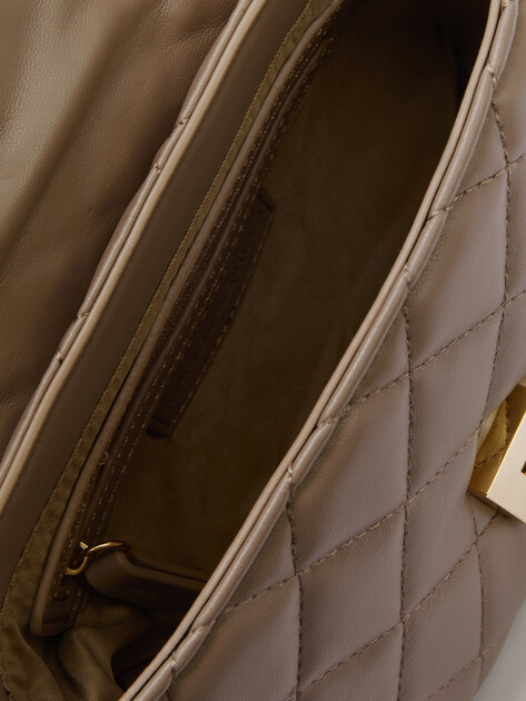 Женская сумка  VALENTINO OCARINA, Артикул VBS3KK05R, серо-коричневый | 4070853. Ракурс 4