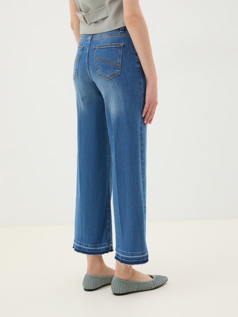 Женские джинсы кюлоты CAFE' NOIR JEANS, Артикул C7JJ1024, синий | 4071437. Ракурс 4 Женские джинсы кюлоты CAFE' NOIR JEANS, Артикул C7JJ1024, синий | 4071437. Ракурс 4